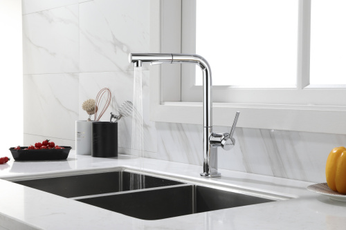 Смеситель для кухни Paulmark NEO Ne214419-CR на мойку хром - фото 4